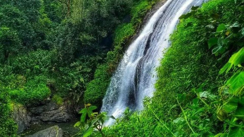  Chelavara waterfalls which is located near Cheyyandane village, Coorg.